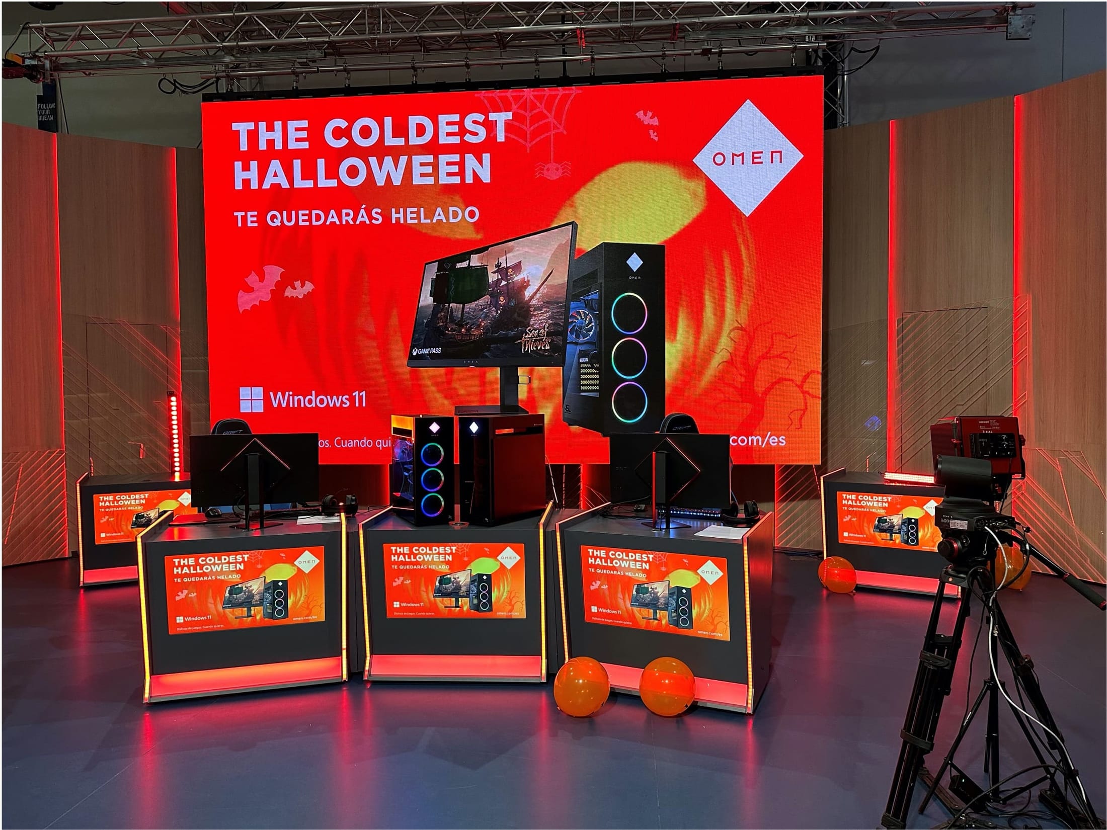 Retail Omen evento gaming Ejemplo de Retail Field Marketing para Omen de HP